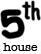 5th house glyph